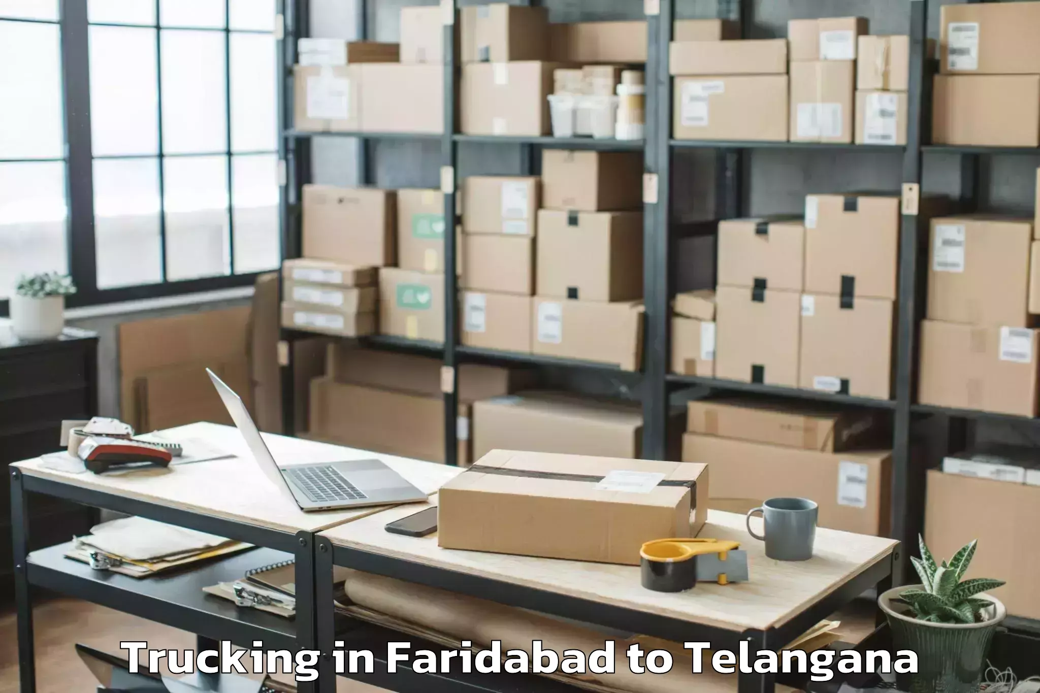 Get Faridabad to Vemulawada Trucking